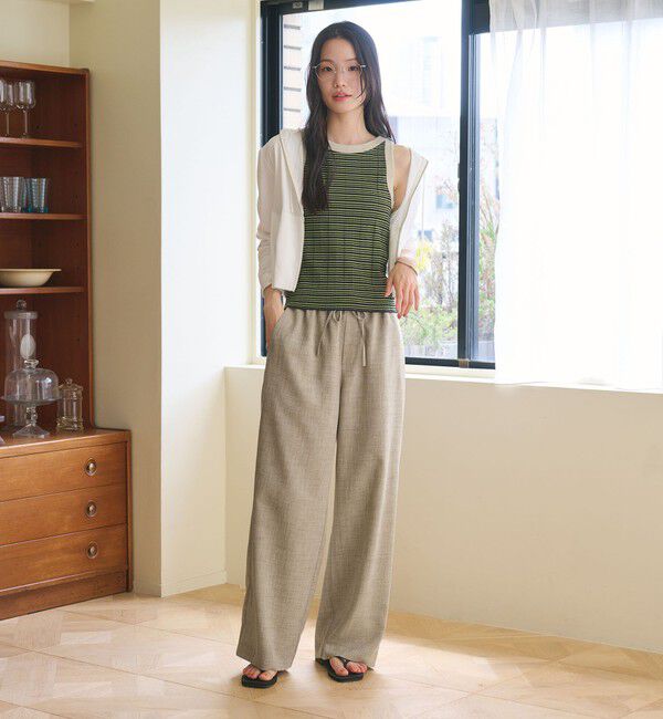 BEAUTY&YOUTH UNITED ARROWS「リネンライク ライトイージーパンツ ウォッシャブル 防シワ」|その他|