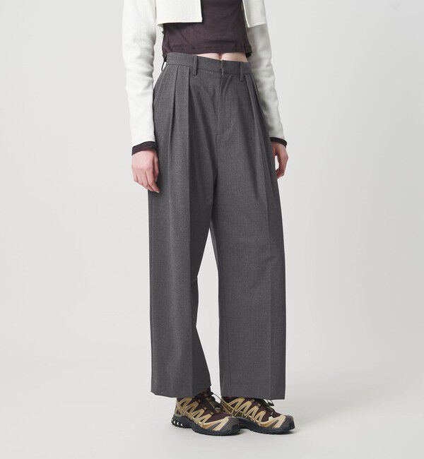 NICE WEATHER「＜NICE WEATHER＞トロ スラックス/WOMEN」|スラックス|