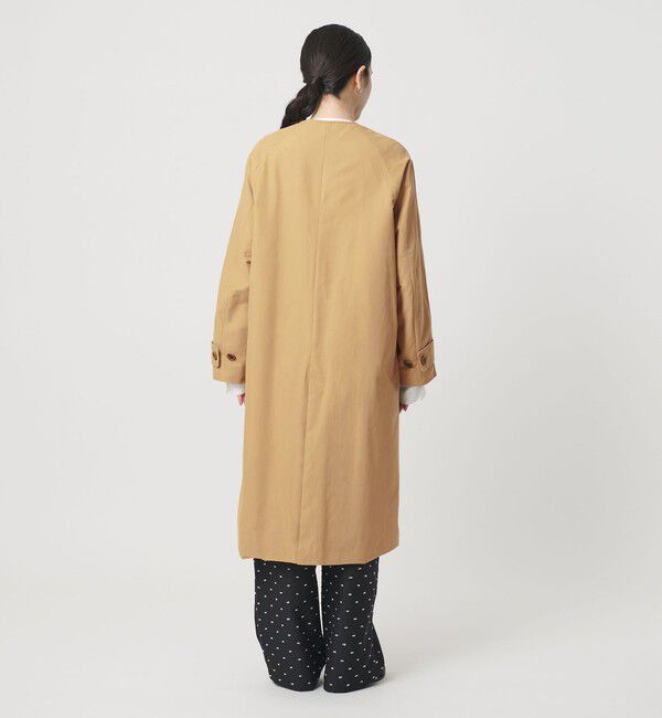 BEAUTY&YOUTH UNITED ARROWS「【WEB限定】コットンナイロン ツイルノーカラーコート」|ノーカラーコート|