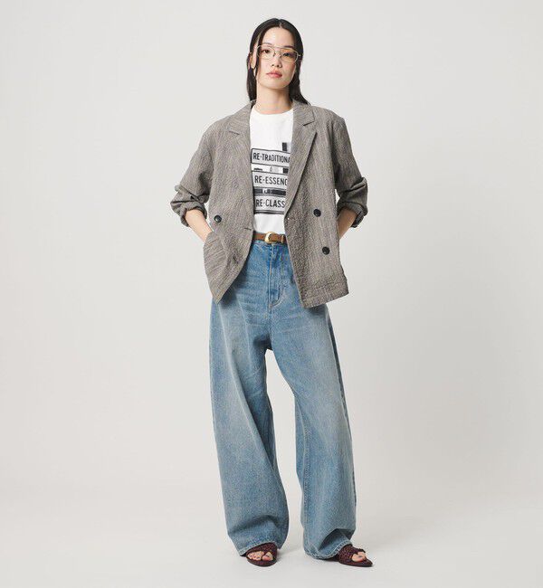 BEAUTY&YOUTH UNITED ARROWS「【WEB限定】グレンチェック ダブルジャケット ウォッシャブル」|テーラードジャケット|