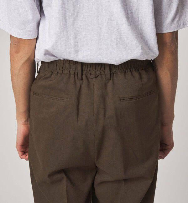 STEVEN ALAN「＜Steven Alan＞ P/RA トロピカル イン ツープリーツ ドレス トラウザーズ ハーフイージー」|スラックス|