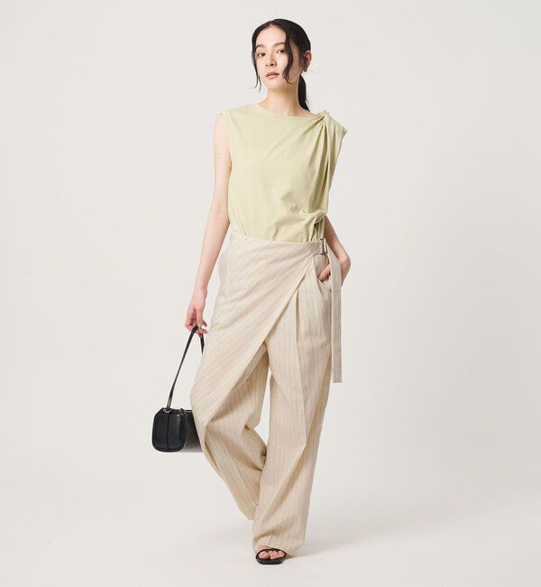 BEAUTY&YOUTH UNITED ARROWS「フロントラップ ベルト パンツ ウォッシャブル」|その他|