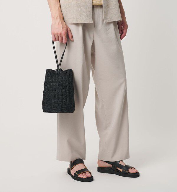 BEAUTY&YOUTH UNITED ARROWS「アバカ ドロー パース」|ハンドバッグ|BLACK