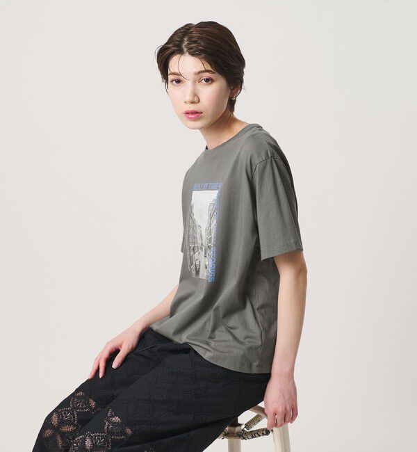 BEAUTY&YOUTH UNITED ARROWS「【WEB限定 Wardrobe DAILY MINIMAL】フォトプリントTシャツ」|Tシャツ・カットソー|