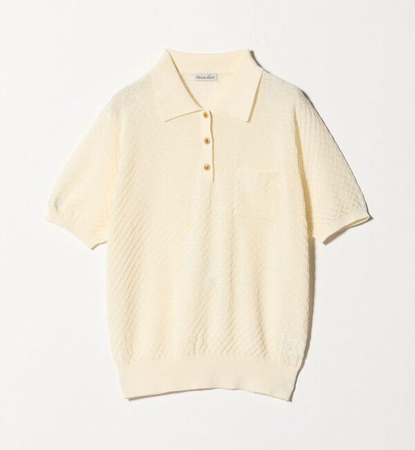 STEVEN ALAN「＜Steven Alan＞スクエア ジャガード ポロニット」|ニット・セーター|
