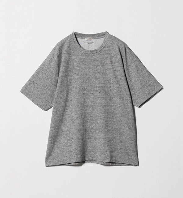 BEAUTY&YOUTH UNITED ARROWS「リネン テクスチャード クルーネック Tシャツ」|Tシャツ・カットソー|