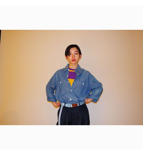 BEAMSBOY「【別注】BUZZ RICKSON'S / シャンブレー ロングスリーブ シャツ」|シャツ・ブラウス|