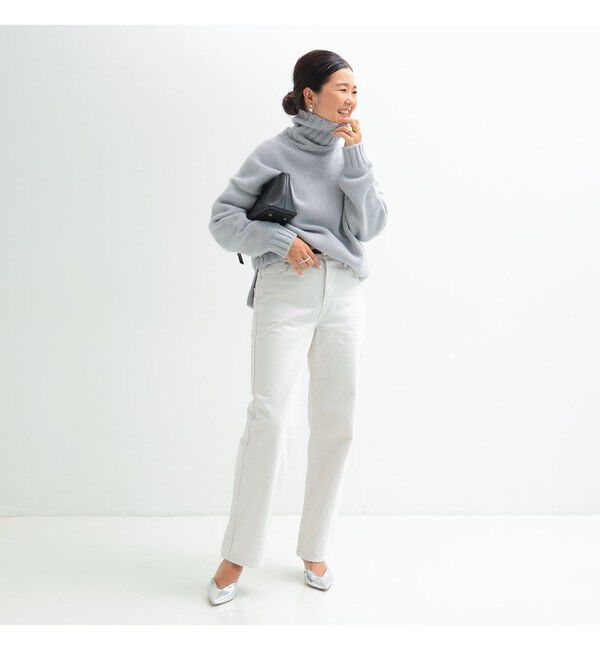 Demi-Luxe BEAMS 「upper hights / THE CECILIE BONE デニムパンツ」|デニム|