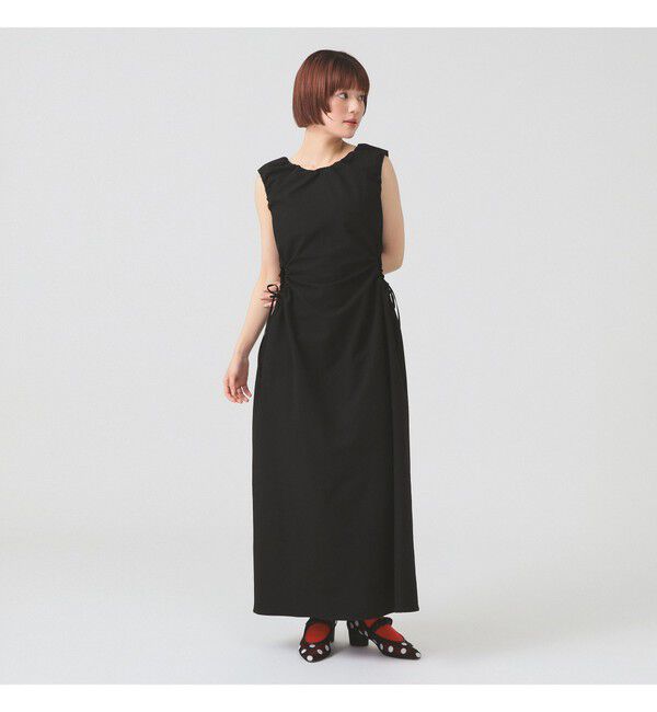 Ray BEAMS 「カットアウト ノースリーブ ワンピース」|ワンピース|
