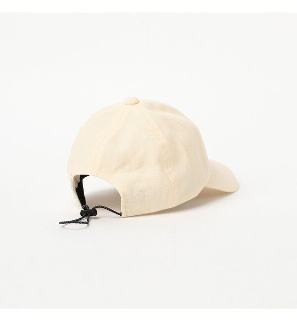 Ray BEAMS 「6パネル リネン キャップ 26SS　　日除け 紫外線対策 麻素材 夏 レジャー アウトドア フェス 」|キャップ・キャスケット|