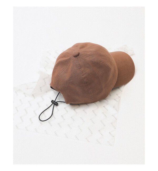 Ray BEAMS 「6パネル リネン キャップ 26SS　　日除け 紫外線対策 麻素材 夏 レジャー アウトドア フェス 」|キャップ・キャスケット|DARK BROWN