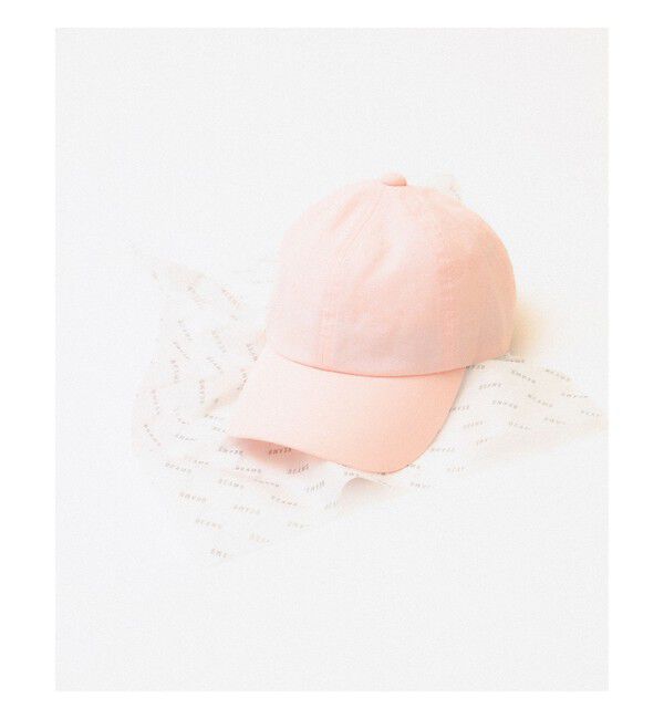 Ray BEAMS 「6パネル リネン キャップ 26SS　　日除け 紫外線対策 麻素材 夏 レジャー アウトドア フェス 」|キャップ・キャスケット|