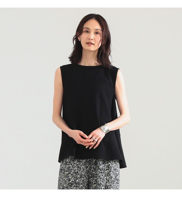 Demi-Luxe BEAMS 「ラッセルメッシュ ノースリーブ プルオーバー」|Tシャツ・カットソー|