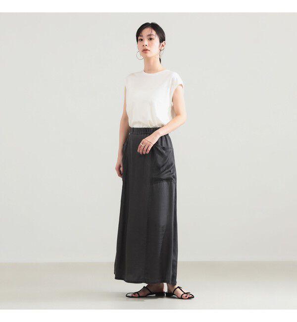 Demi-Luxe BEAMS 「ピグメント ダイ スカート」|スカート|