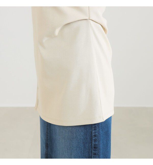 Demi-Luxe BEAMS 「【接触冷感・UVカット】スリット ノースリーブ チュニック」|Tシャツ・カットソー|