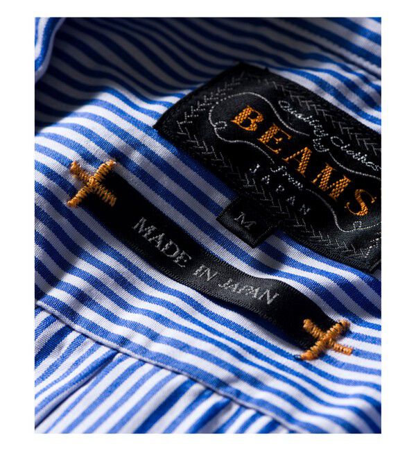 BEAMS PLUS「BEAMS PLUS / コットンブロード ロンドンストライプ ボタンダウン シャツ」|シャツ・ブラウス|