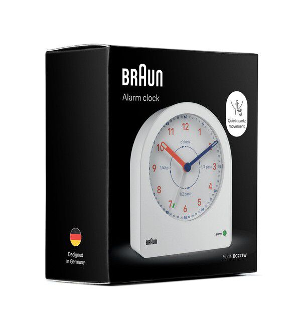 bPr BEAMS「BRAUN / Time Teacher BC22 TW」|クロック・置時計|