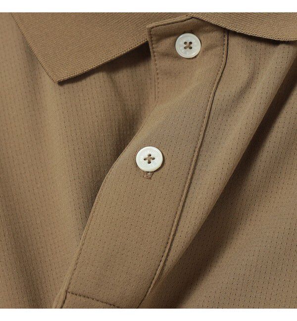 BEAMS「BEAMS｜サイド ポケット ポロシャツ｜吸湿速乾｜ストレッチ｜テックポロ｜オンオフ兼用」|ポロシャツ|
