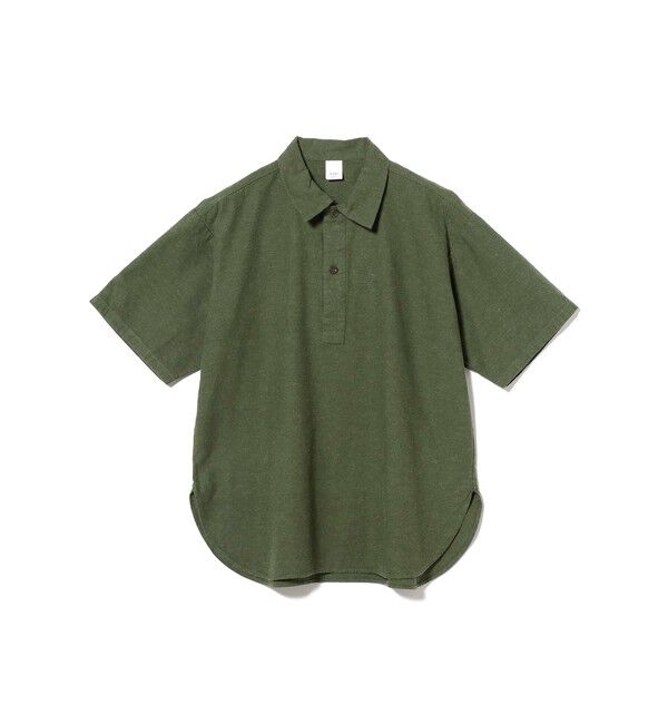BEAMS「ミリタリー プルオーバー シャツ 【ワイドフィット】」|シャツ・ブラウス|