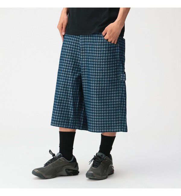 BEAMS「【別注】NULL TOKYO /  CHECK DENIM SHORTS」|その他|INDIGO