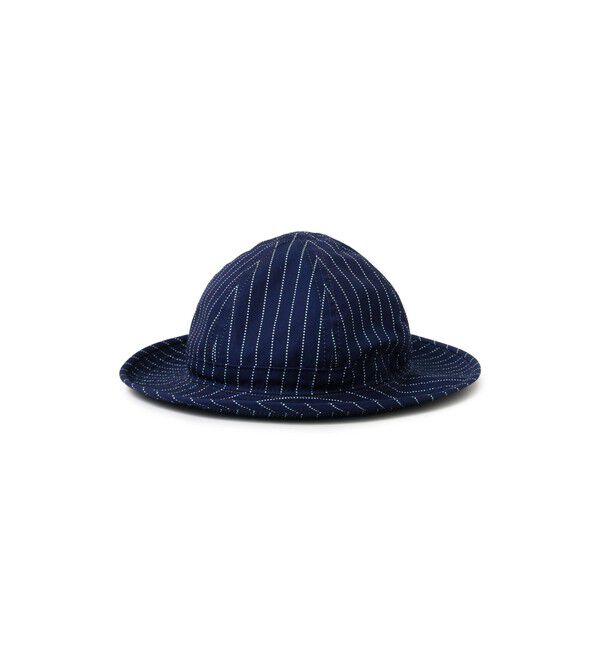 BEAMS PLUS「Mil Hat Indigo 3P Oxford Discharge Print Degreasing Wash」|その他|Wabash_Stripe