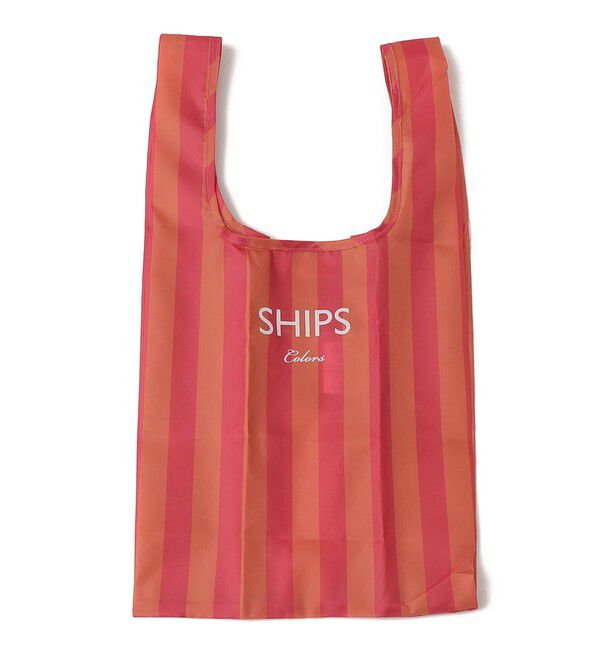 SHIPS Colors 「SHIPS Colors:〈手洗い可能〉リサイクル エコバッグ (S)」|エコバッグ|オレンジ