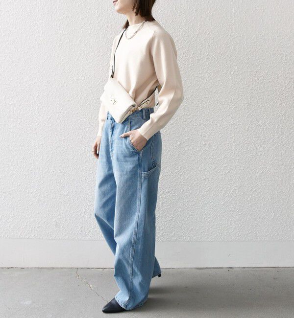 SHIPS any「《一部追加予約》SHIPS any:〈洗濯機可能〉コクーンペインター デニムパンツ［SHIPS any DENIM］」|デニム|