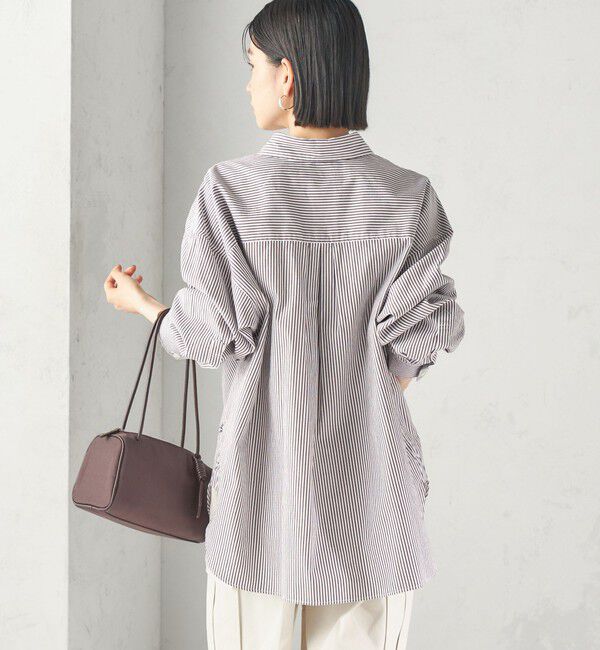SHIPS for women「〈洗濯機可能〉ピン オックス 刺繍 シャツ」|シャツ・ブラウス|