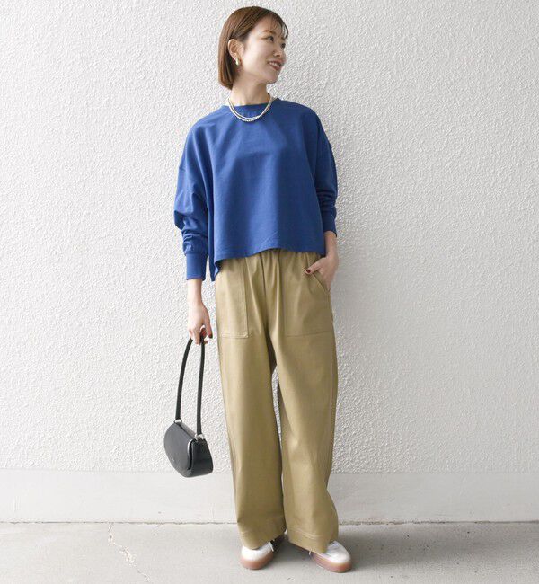SHIPS any「《一部追加予約》SHIPS any:〈洗濯機可能〉インレイ ロングスリーブ コンパクト プルオーバー」|Tシャツ・カットソー|