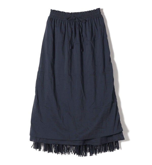 SHIPS for women「【SHIPS別注】crinkle crinkle crinkle:フリンジ スカート」|スカート|