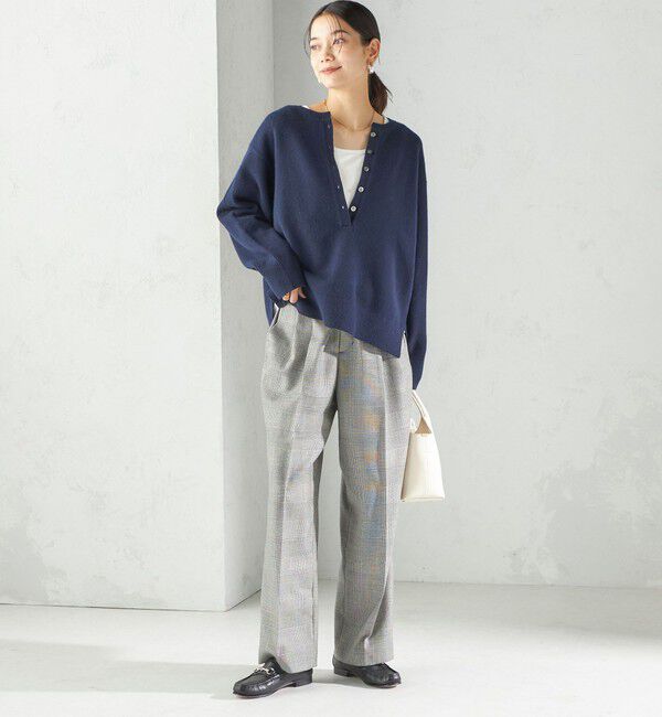 SHIPS for women「〈手洗い可能〉ウォッシャブル ウール タック パンツ」|その他|
