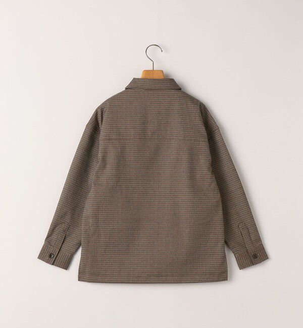 SHIPS KIDS「SHIPS KIDS:140～160cm / 千鳥柄 チェック シャツ アウター」|シャツ・ブラウス|