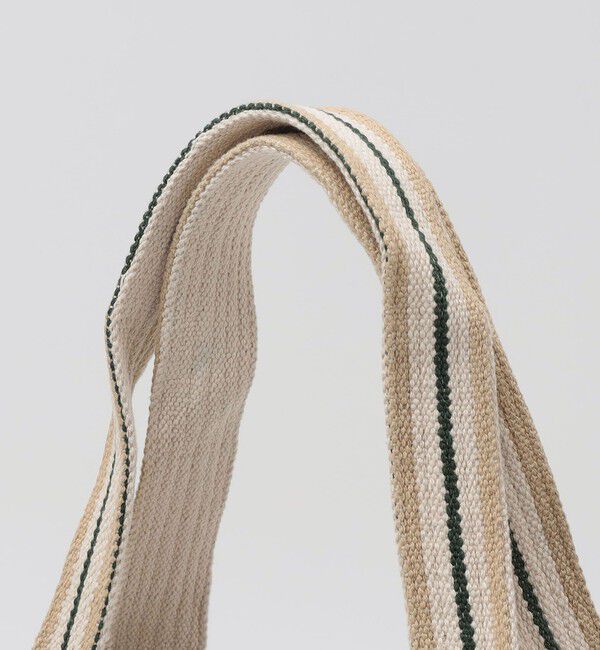 SHIPS「ORIGINAL MADRAS TRADING COMPANY: STRIPE MAT WEAVE TOTE」|トートバッグ|