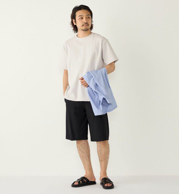SHIPS Colors 「【WEB限定】SHIPS Colors:〈接触冷感〉カノコ Tシャツ ＆ ショーツ セット◇」|Tシャツ・カットソー|