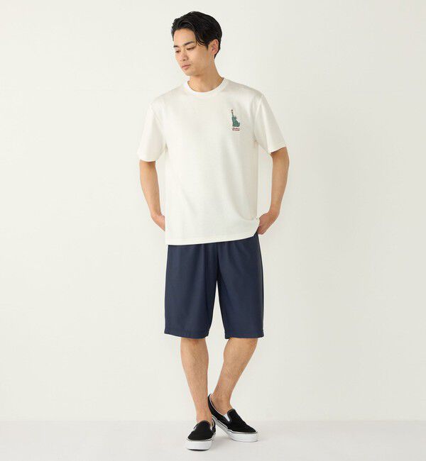 SHIPS Colors 「【WEB限定】SHIPS Colors:〈接触冷感〉カノコ Tシャツ ＆ ショーツ セット◇」|Tシャツ・カットソー|