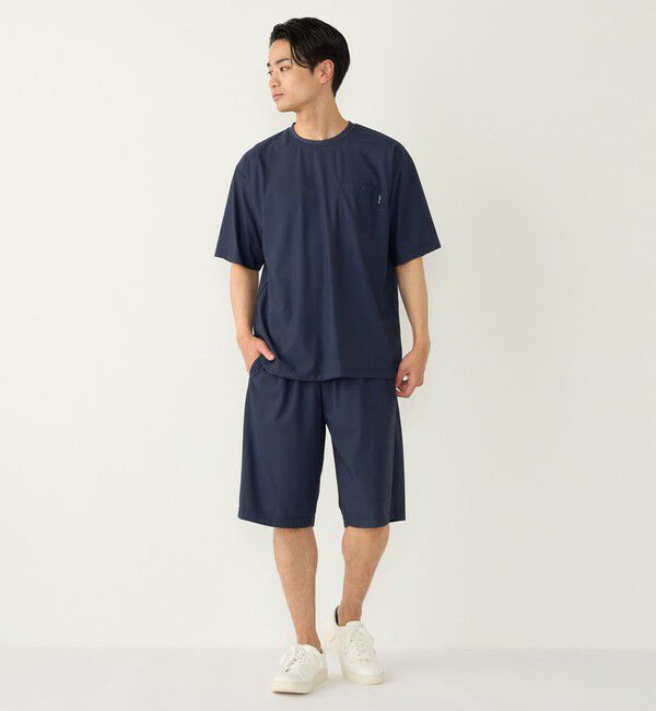 SHIPS Colors 「【WEB限定】SHIPS Colors:〈接触冷感〉カノコ Tシャツ ＆ ショーツ セット◇」|Tシャツ・カットソー|