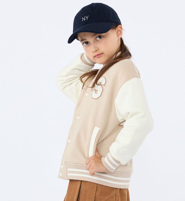 SHIPS KIDS「SHIPS KIDS:100～130cm /スタジアム ジャケット」|ブルゾン・スタジャン|