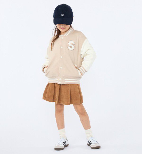 SHIPS KIDS「SHIPS KIDS:100～130cm /スタジアム ジャケット」|ブルゾン・スタジャン|