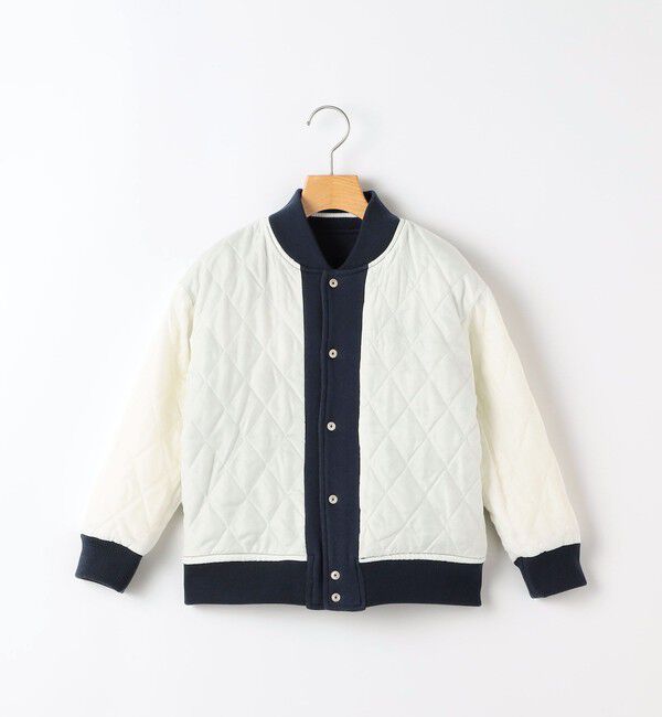 SHIPS KIDS「SHIPS KIDS:100～130cm /スタジアム ジャケット」|ブルゾン・スタジャン|