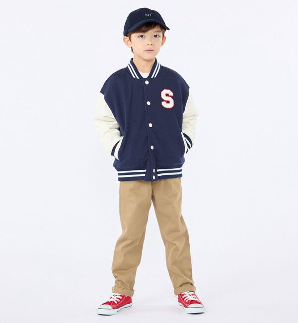 SHIPS KIDS「SHIPS KIDS:100～130cm /スタジアム ジャケット」|ブルゾン・スタジャン|