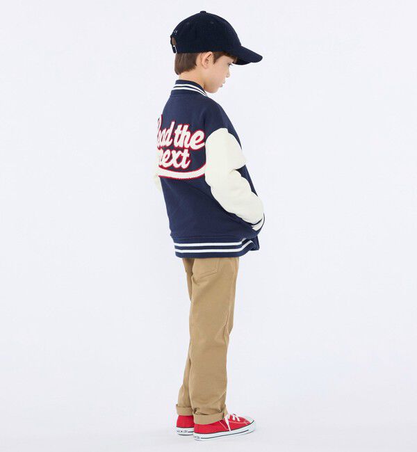 SHIPS KIDS「SHIPS KIDS:100～130cm /スタジアム ジャケット」|ブルゾン・スタジャン|