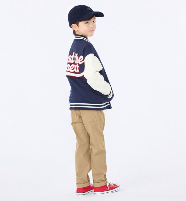 SHIPS KIDS「SHIPS KIDS:100～130cm /スタジアム ジャケット」|ブルゾン・スタジャン|
