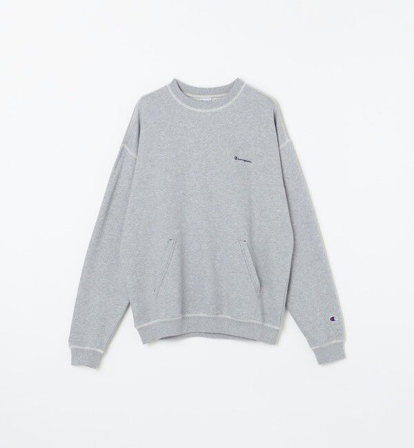 SHIPS any「【SHIPS any別注】Champion: ワンポイント ロゴ 刺繍 ステッチ リラックス スウェット◆」|スウェット・ジャージ|
