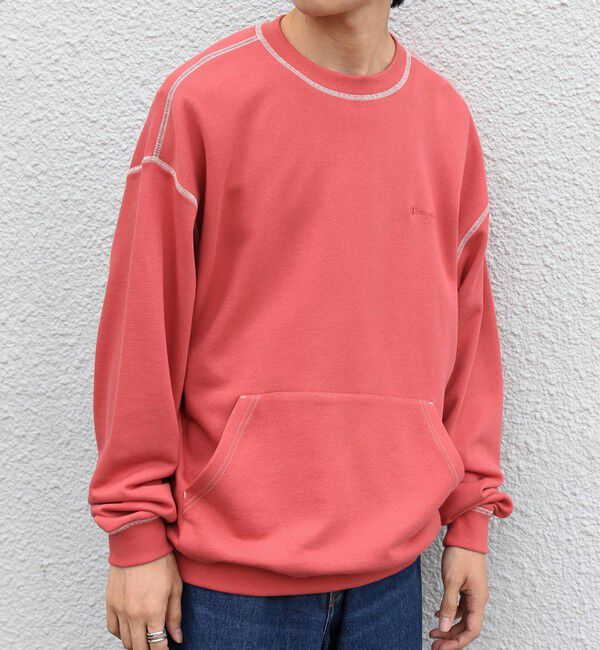 SHIPS any「【SHIPS any別注】Champion: ワンポイント ロゴ 刺繍 ステッチ リラックス スウェット◆」|スウェット・ジャージ|