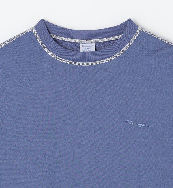 SHIPS any「【SHIPS any別注】Champion: ワンポイント ロゴ 刺繍 ステッチ リラックス スウェット◆」|スウェット・ジャージ|