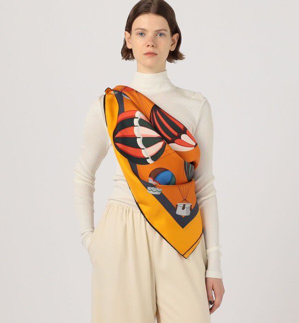 TOMORROWLAND GOODS「ATELIER TOMORROW BALLON シルクスカーフ」|バンダナ・スカーフ|