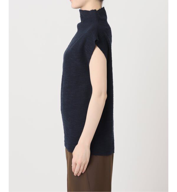  「TWEED CUT STAND NECK TOPS：カットソー」|Tシャツ・カットソー|