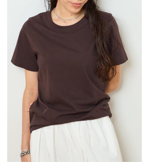  「30/1 テンジク SOFT COMPACT Tシャツ」|Tシャツ・カットソー|ブラウン