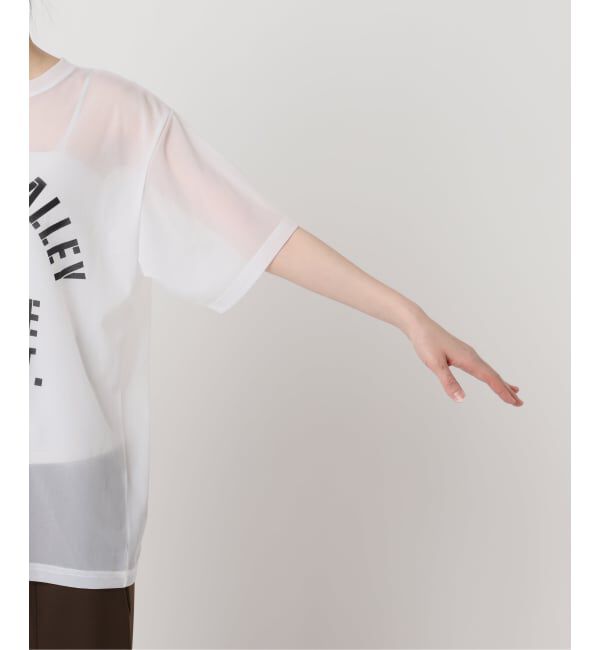  「SHEER LOGO TEE」|Tシャツ・カットソー|