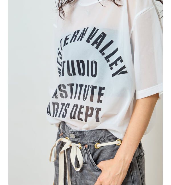  「SHEER LOGO TEE」|Tシャツ・カットソー|